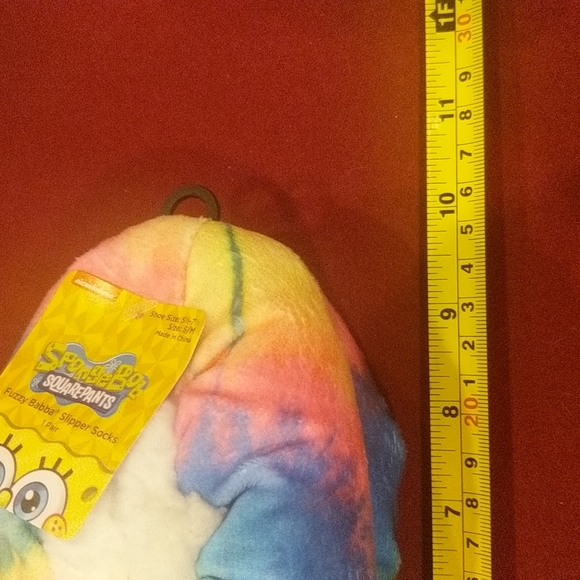 SpongeBob SquarePants Slipper Socks. S/M - Picture 6 of 6